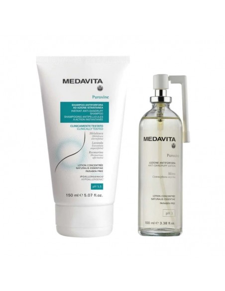 Medavita Puroxine Special Kit Antiforfora Spray e Shampoo