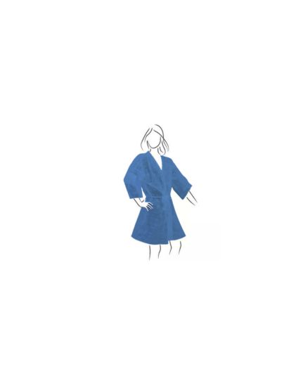Kimono Monouso Blu Confezione 10 Pezzi